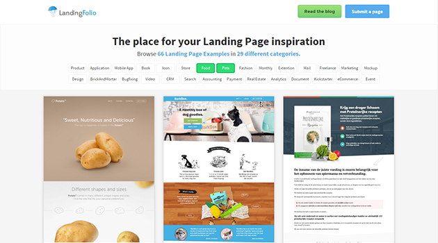 landing page design