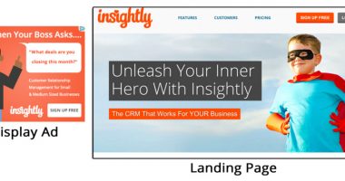 Ads and Landing Page