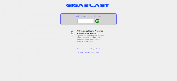 Gigablast Search Engine Logo