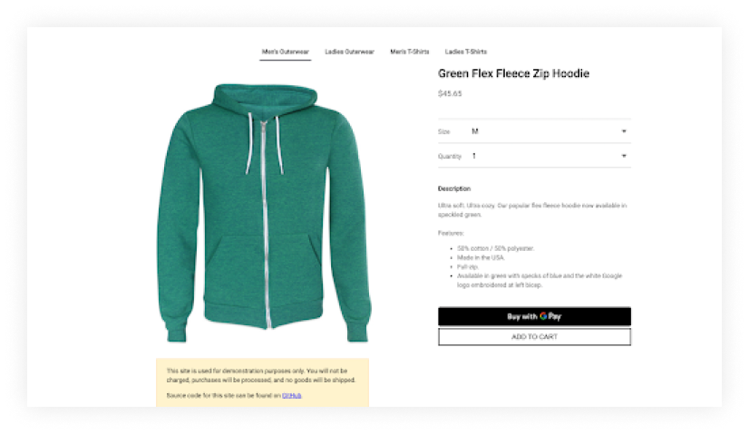 green flex fleece