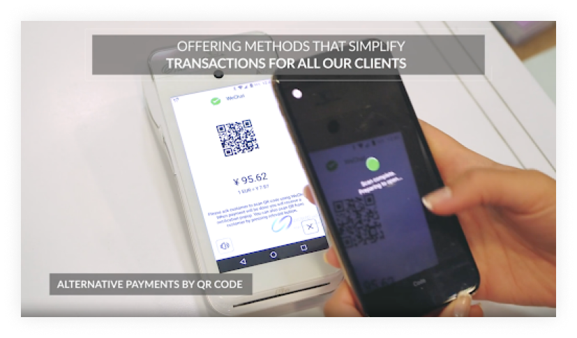 alternative payment by qr code