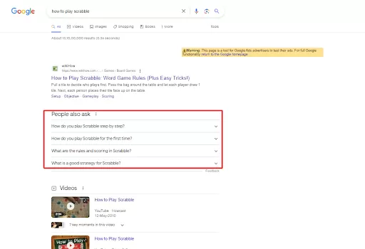 Is there a limit to the number of PAA questions on a SERP?