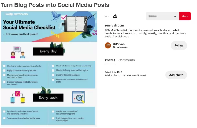 Turn Blog Posts into Social Media Posts