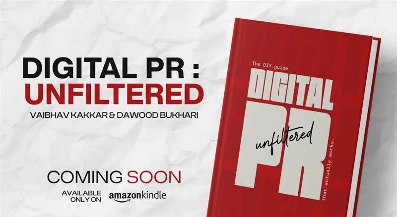 Special Book Launch: Digital PR, Unfiltered Drops on Oct 15th