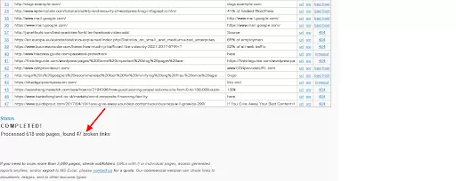 Broken links on a website causes consequences and-fixes