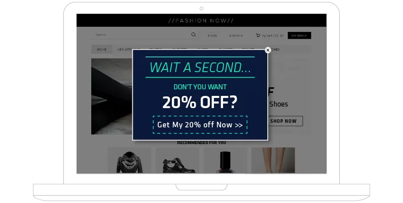 Use Exit Intent Pop-ups