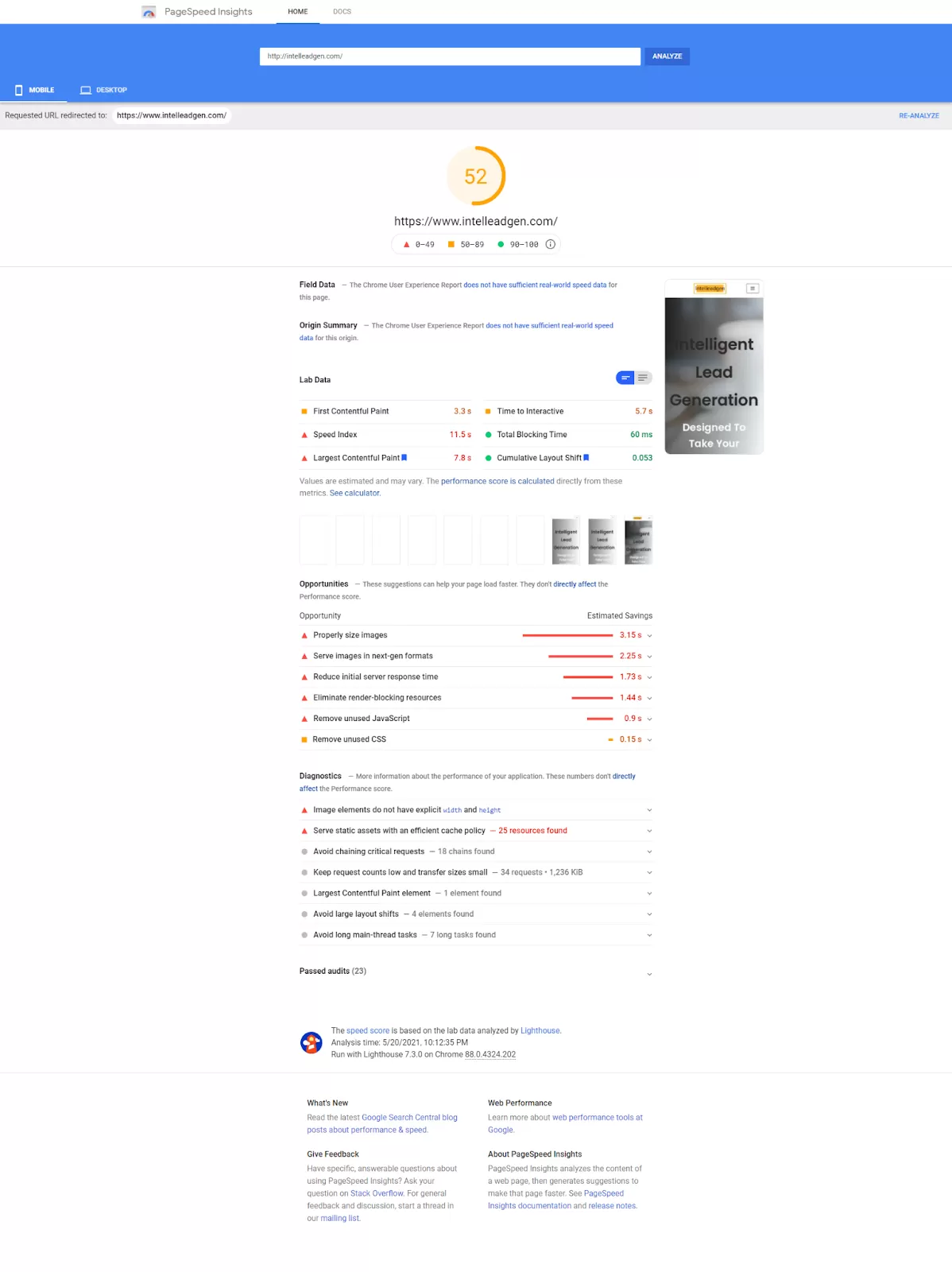 Run Your Store Through Google PageSpeed Insights