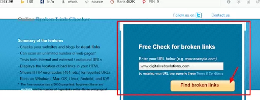 broken link checker tool